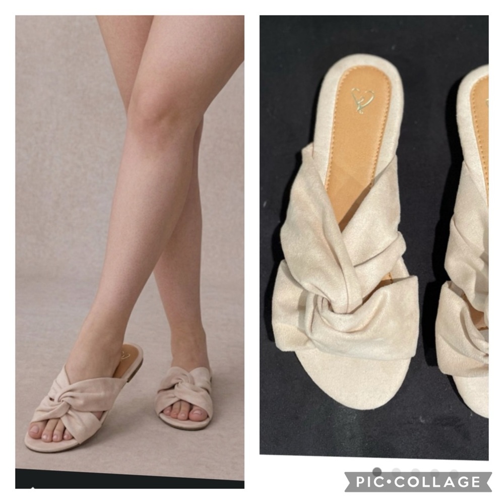 Windsor Twistie blush color sandal
